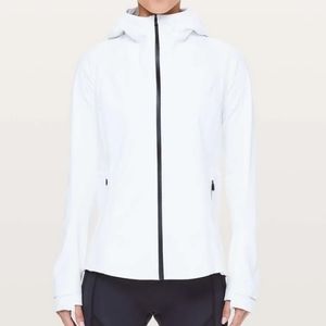 Lululemon Cross Chill Jacket In White Size 6